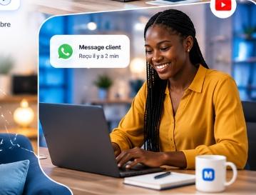 CM répondant aux messages