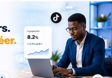 Professionnel avec laptop